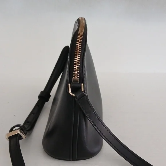 Kate Spade Black Leather Dome Crossbody - Picture 4 of 6
